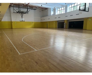 深圳福海小學籃球場運動木地板